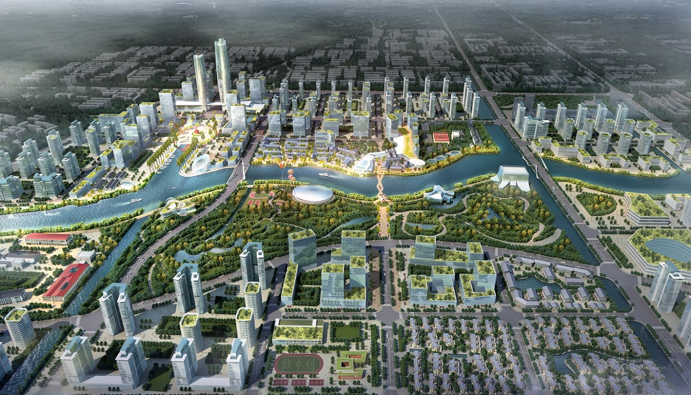 昆山规划3dmax 模型下载-光辉城市